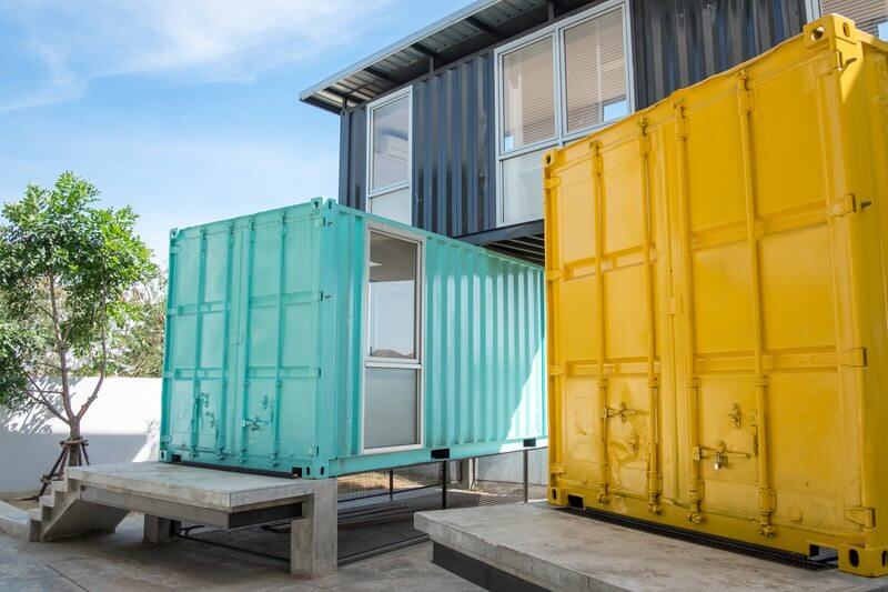 Shipping container homes ready for delivery