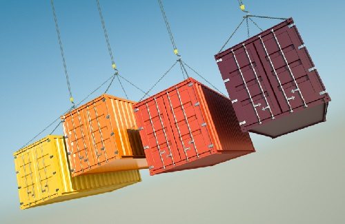 Multiple storage containers of different sizes