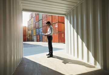 Inspect inside the conex container